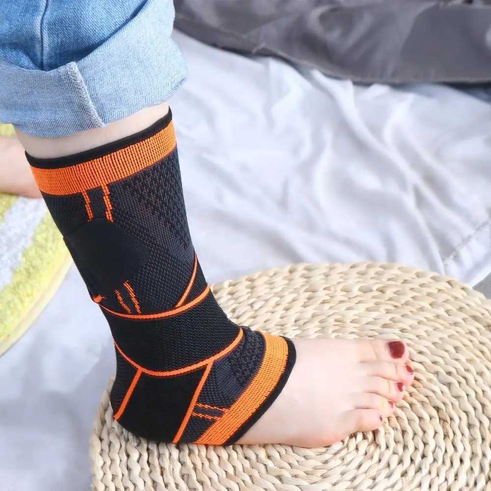 Elasticity Foot Bandage Fixed Ankle Black Achilles Tendon Retainer Foot Protection Foot Guard Ankle Support Ankle Brace Y240913