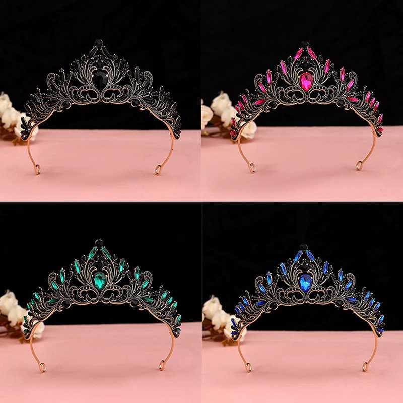 Luxury Elegant Girls Crystal Tiara Crown For Women Party Wedding Prom Princess Rhinestone Bridal Crown Hair Jewelry AccessoriesX240913