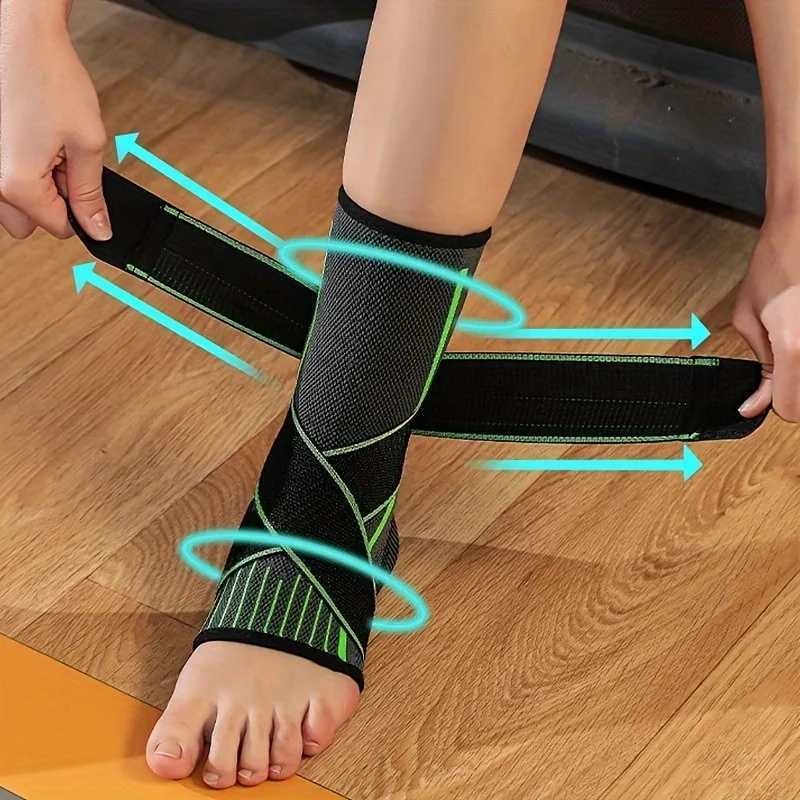 1Pc Ankle Support Brace With adjustable straps Best Ankle Compression Support Brace for Foot and Heel Y240913