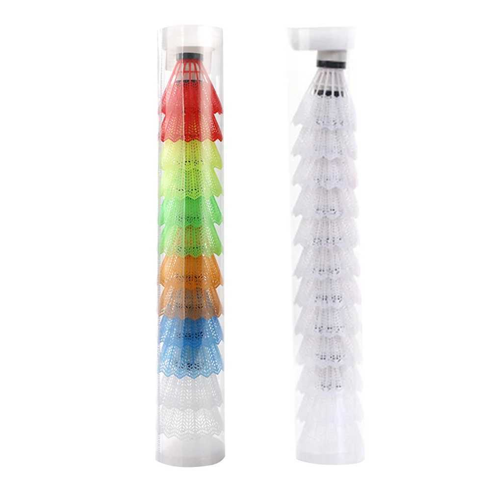 12pcs Plastic Badminton Shuttlecock Lightweight Badminton for Hitting Practice Shuttlecocks for Training for Kids Entertainment Y240912