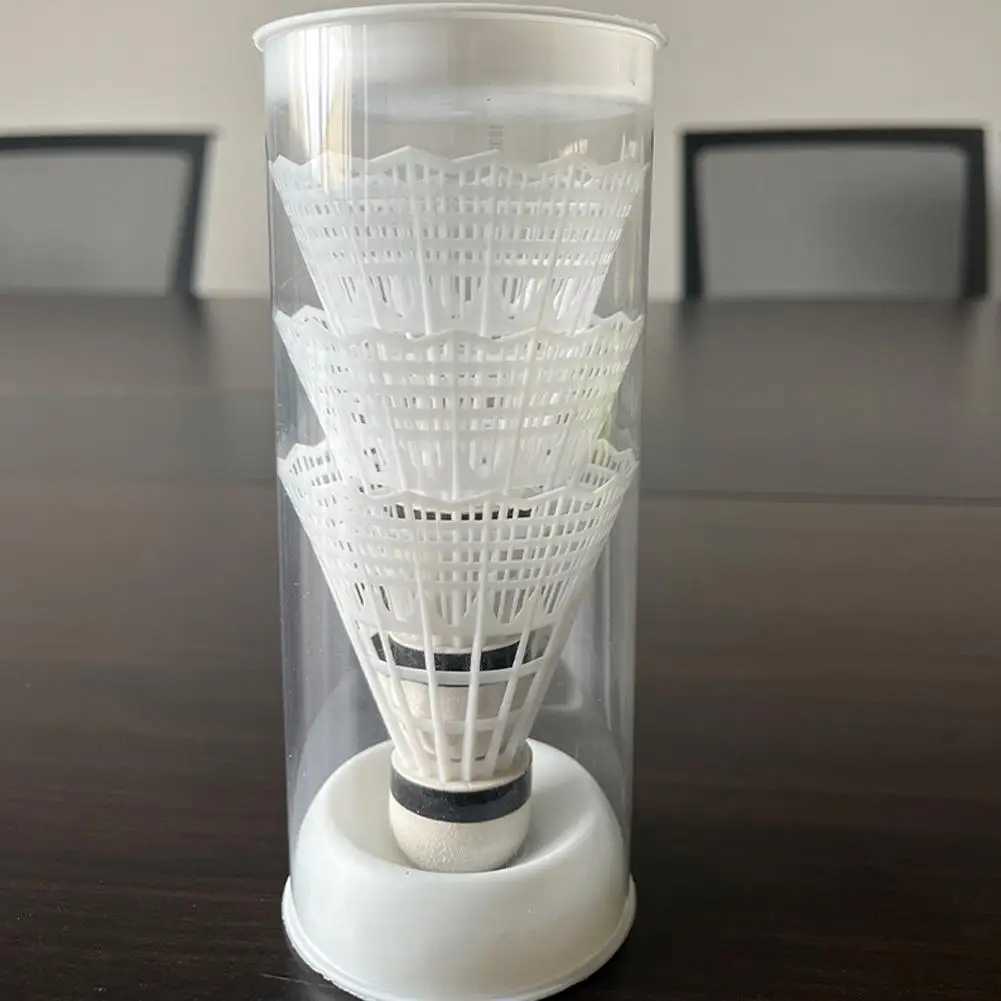 6/3pcs Badminton Balls Shuttlecock White Goose Feather Flying Stability Feather Shuttlecock Ball Outdoor Training Y240912