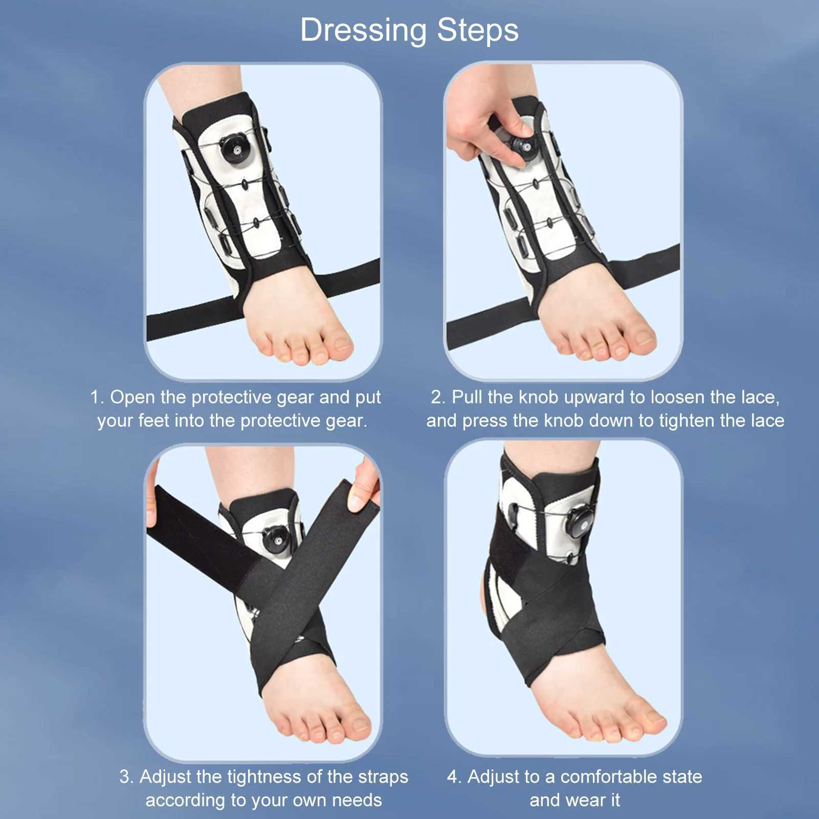 Ankle Support Strap Sports Foot Support Ankle Brace For Sprained Ankle Men Foot Guard Sprain Ankle Orthosis Bandage Wrap Joint Y240913