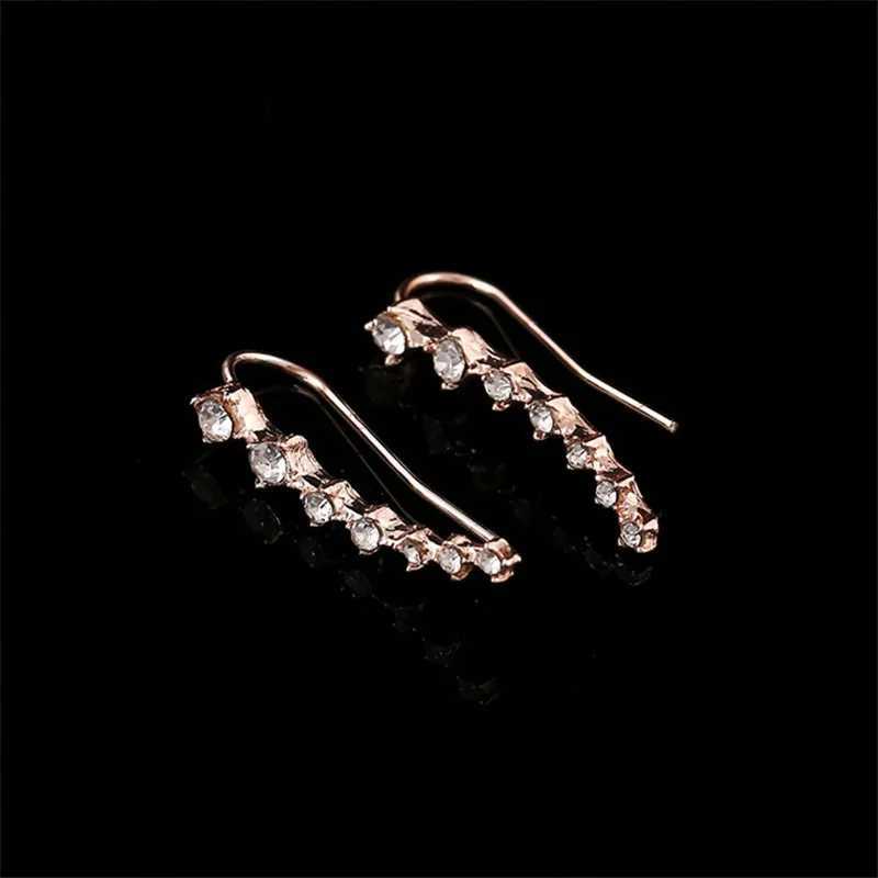 New Hiphop Style Fashion Punk Rock Ear Clip Cuff Wrap Earrings No piercing-Clip On Earring Statement Jewelry Ear ClipX240913