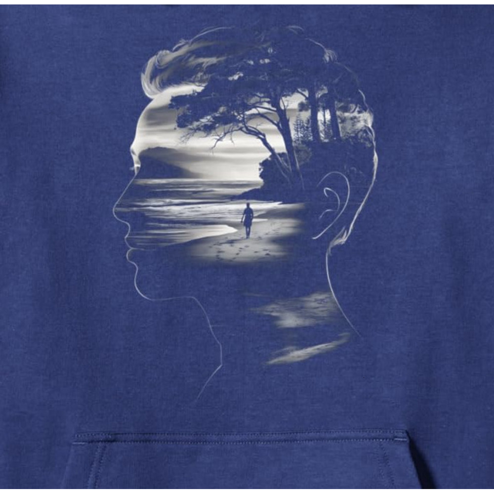 Hoodie for Mens Womens Beach Life Ocean Waves Summer Vacation Sunset Design Pullover Hoodie Graphic Hoodies sweatshirt Pullover Long Sleeve