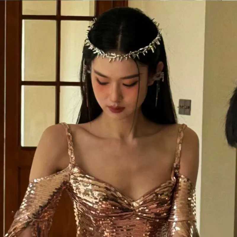 2024 New Fashion Irregular Alloy Thorn Headband for Hair Women Hair Bands Hair Accessories Bridal Hair Jewelry Tiara HeaddressX240913