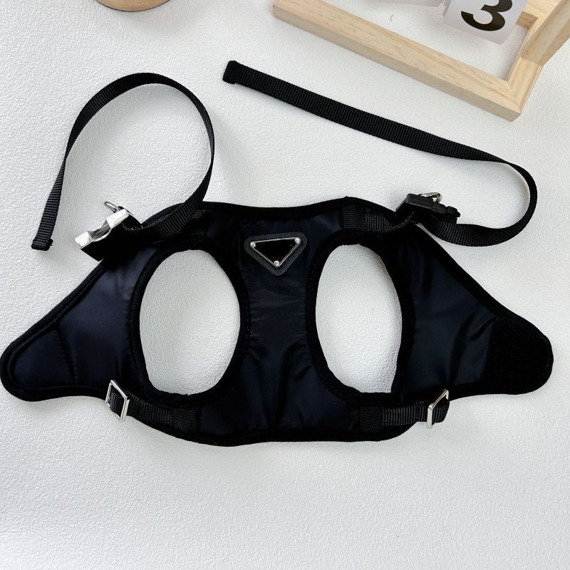New Designer Pet Draw Harness Adjustable Small Dogs Leash Dog Accessories for French Bulldog Chihuahua Puppy Supplies