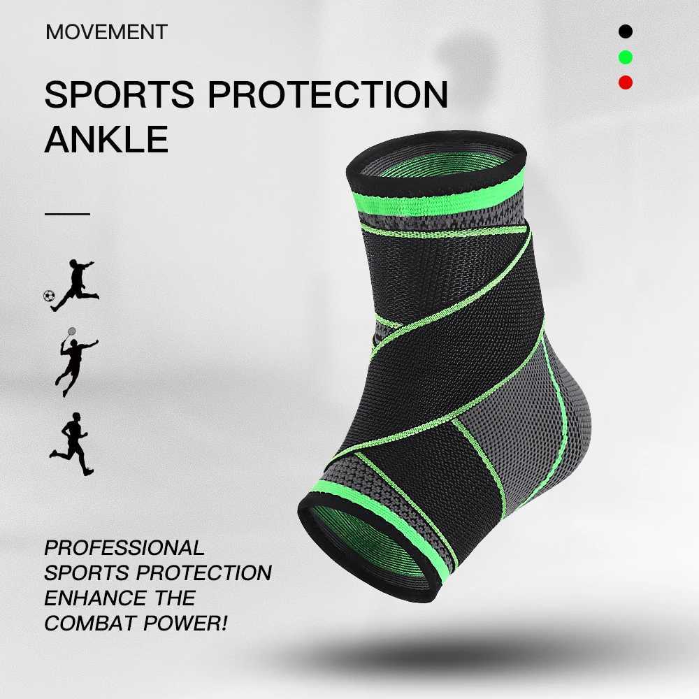 Outdoor Mens and Womens Sports Running Basketball Mountaineering Protective Equipment Knitted Compression Ankle Protection Y240913