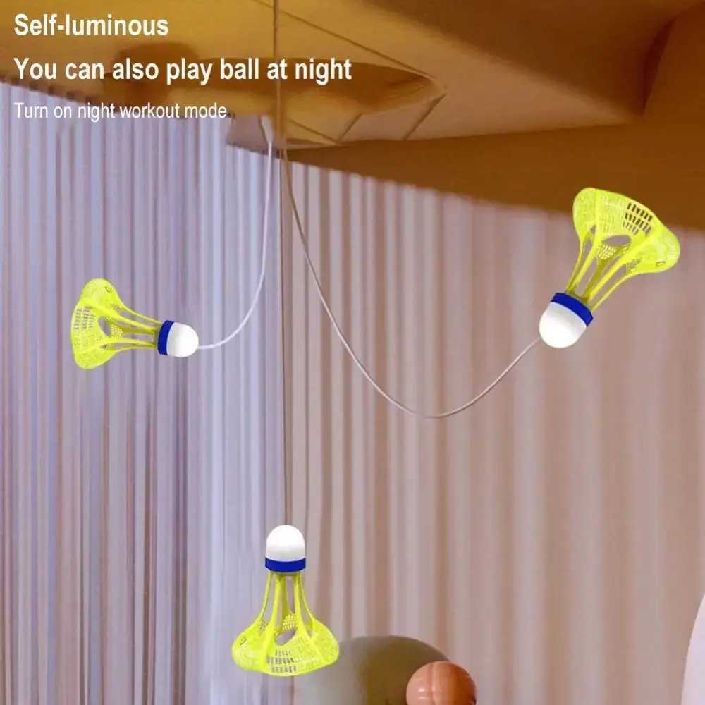 Nylon Outdoor Windproof Badminton Luminous Badminton Accessories Fluorescent Shuttlecocks Super Resistant LED Badminton Ball Y240912