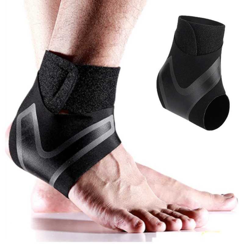 Ankle Brace Breathable Polyester Fiber for Sprains Sports Injuries Adjustable Compression Ankle Wrap Support For Fitness Running Y240913