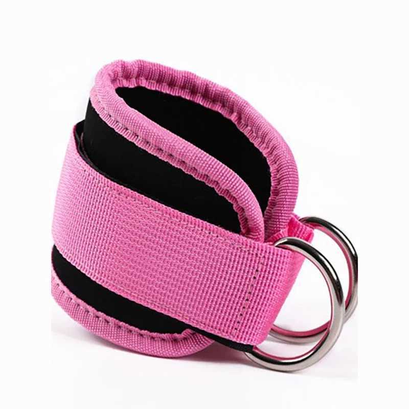 Fitness Ankle Straps Adjustable D-Ring Support Cuffs Gym Leg Excercises Training Workouts Sports Fit Guard Safety Abductors Y240914