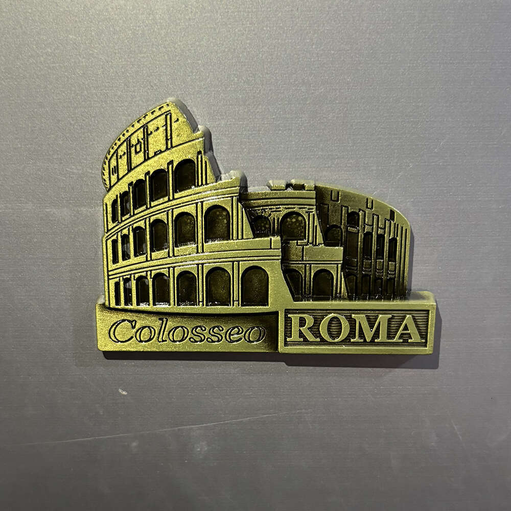 3D Metal Fridge Magnets France Paris USA Singapore Italy Switzerland Hong Kong Scenic Tourism Souvenir