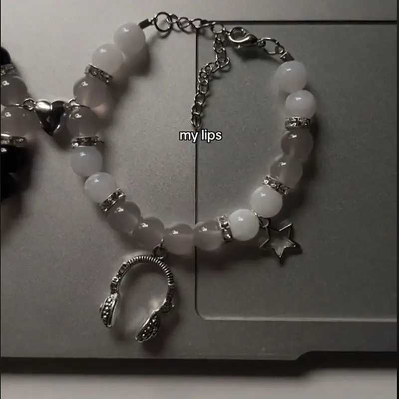 Post sex cigarette bead matching bracelet Y2K CAS inspired jewelry W240913