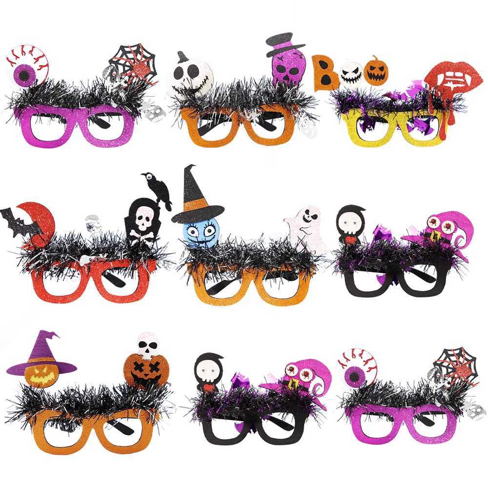 Other Fashion Accessories Scary Happy Halloween boo Glasses Spider Pumpkin skull kids Trick or Treat Party Decoration Cosplay Photo prop H240913