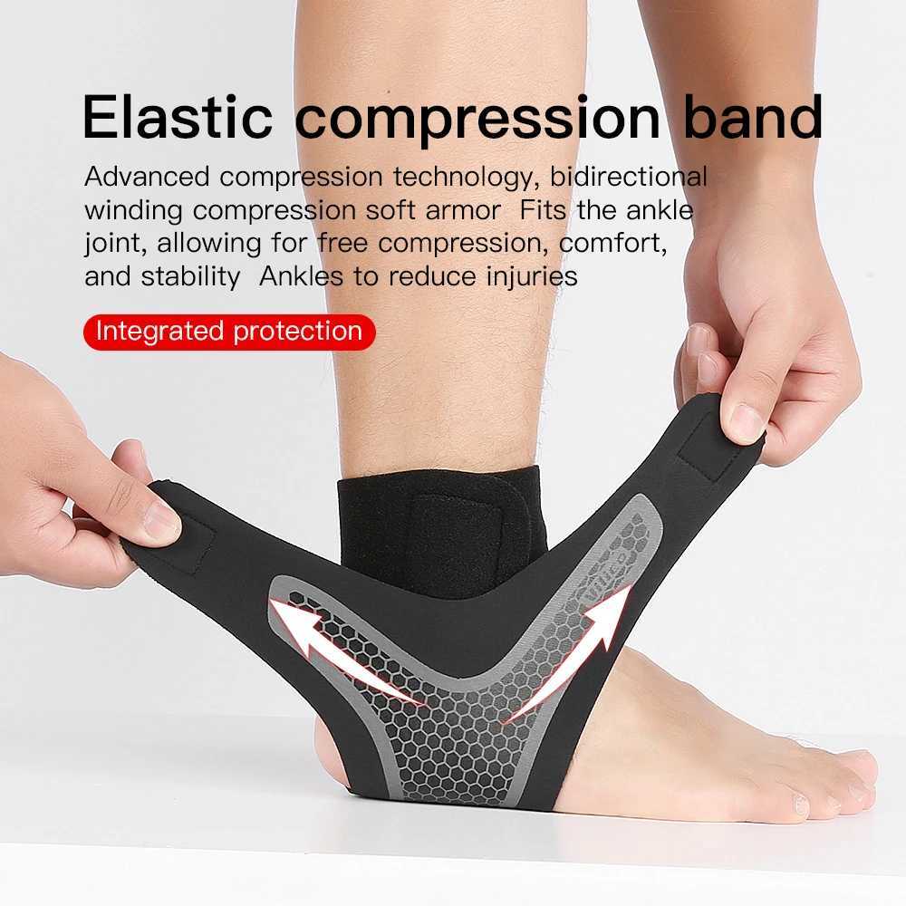 1 Pcs Sports Ankle Support Bandage Ankle Brace Nylon Ankle Compression Support Gym Fitness Basketball Football Running Y240913