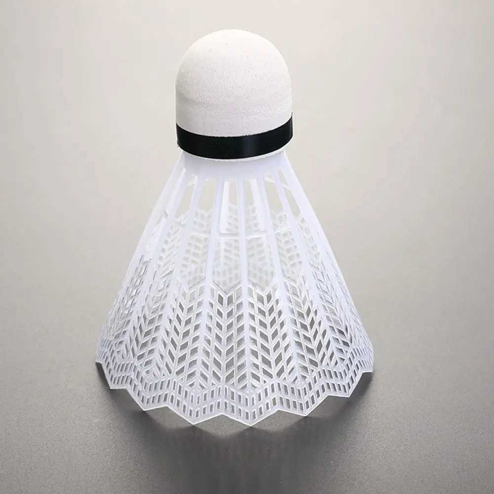 12PCS Sport Supplies Windproof Badminton Foam Head Stable Durable Nylon Shuttlecock Ball Wind Resistance Training Accessorise Y240912