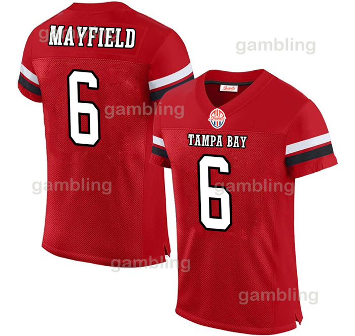 BakerMayfield Custom ed Jerseys Mens/Youth/Women 14 CHRIS GODWIN 13 Mike E 12 Tom Brady 25 LeSean Personalized with Name Number Football Jersey