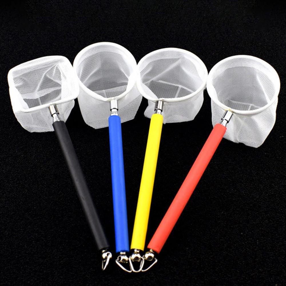 Mini Aquarium Fish Tank Catch Net Adjustable Telescopic Shrimp Fishing Net Mesh Fish Scoop Catching Fishnet Aquarium Accessory