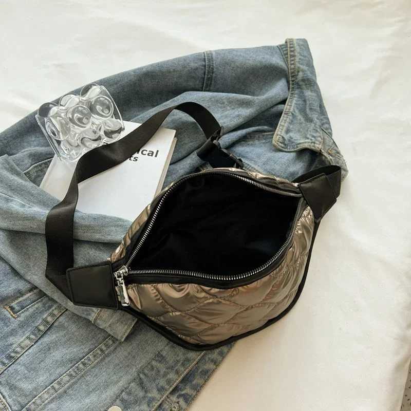 Fashion Down Waist Bag Luxury Ladies Fanny pack And Phone Pack Brand Designer Female Belt Bags Casual Ladies Crossbody Chest Bag Z240912