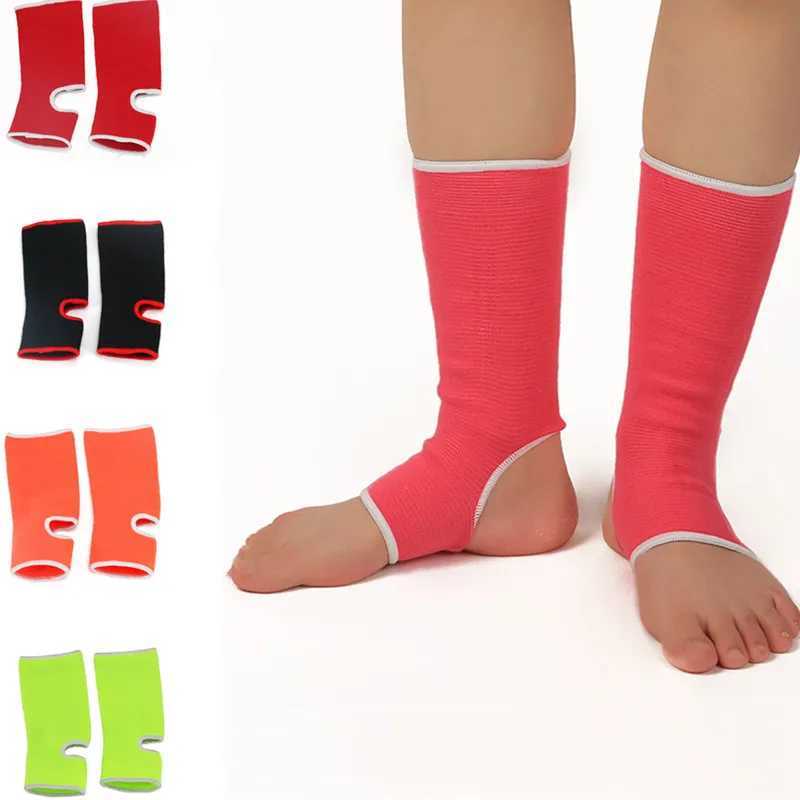 2pcs Boxing Ankle Brace Muay Thai Combat Ankle Support Brace Compression Socks Fighting Foot Guards Boxing Training Socks Y240913