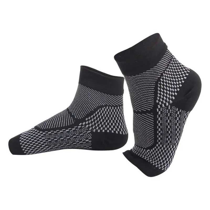Sport Ankle Brace Soft Nylon Heel Protector Brace Soft Elastic Compression Socking For Ankle And Heel Protector Suitable For Y240913