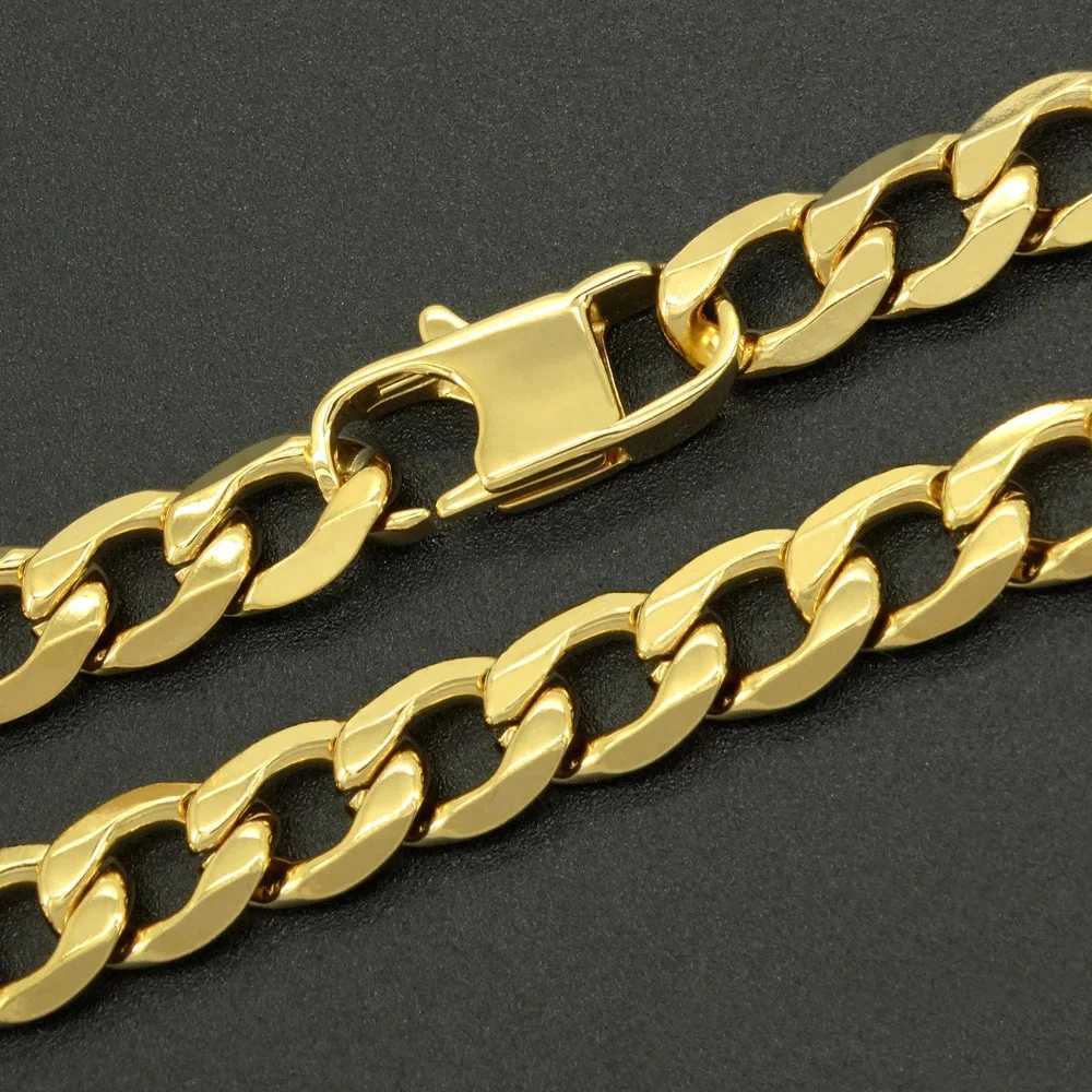 Men Women Bracelet 6/8/10/12 Mm 8 Inches Curb Chain Bracelet Punk Hip-hop Bracelet Mens Jewellery Stainless Steel Bracelet GiftX240913