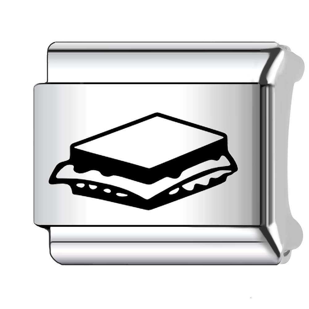 2024 New Women's Gift Coffee Drink Bead Italian Charms Links Beads Fit 9Mm Stainless Steel Bracelet Making Jewelry