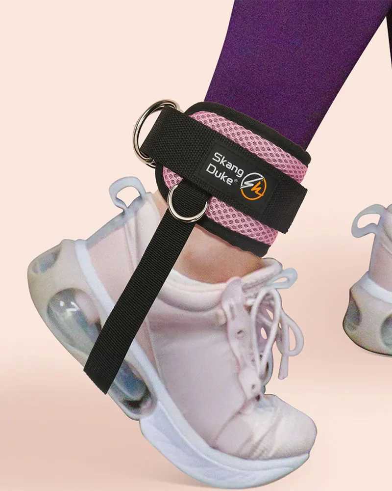 1PC Padded Ankle Straps Ankle Straps for Cable Machines Double D-Ring Fitness Ankle Cuffs Gym Workouts Rebate Leg Extensions Y240914