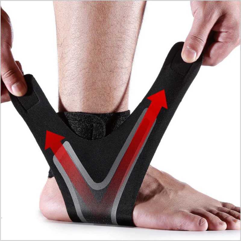 1pc Sport Ankle Brace Support Elastic High Protect Sports Safety Running Basketball Ankle Brace Guard Sprain Heel Pain Relief Y240913