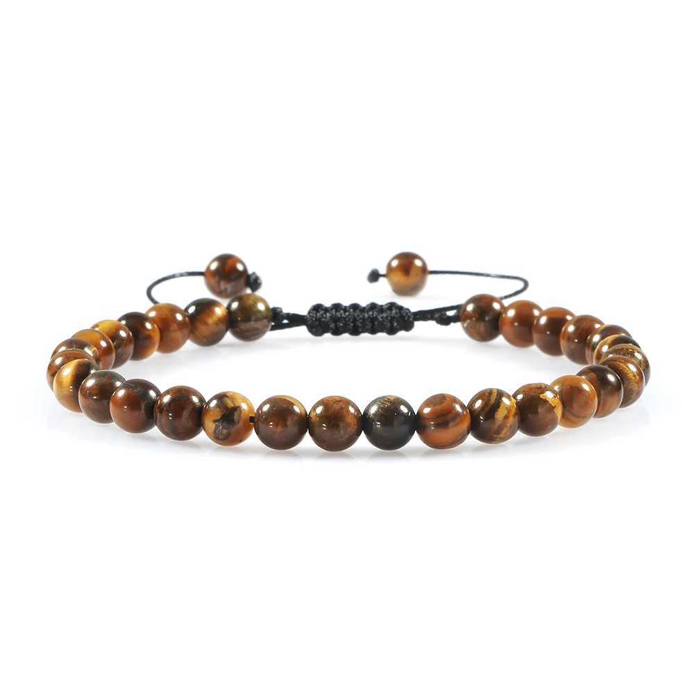 14 fashionable tiger eye stone bracelet bead handmade rope woven bracelet suitable for female friends couple gifts jewelry Pulseras W240913