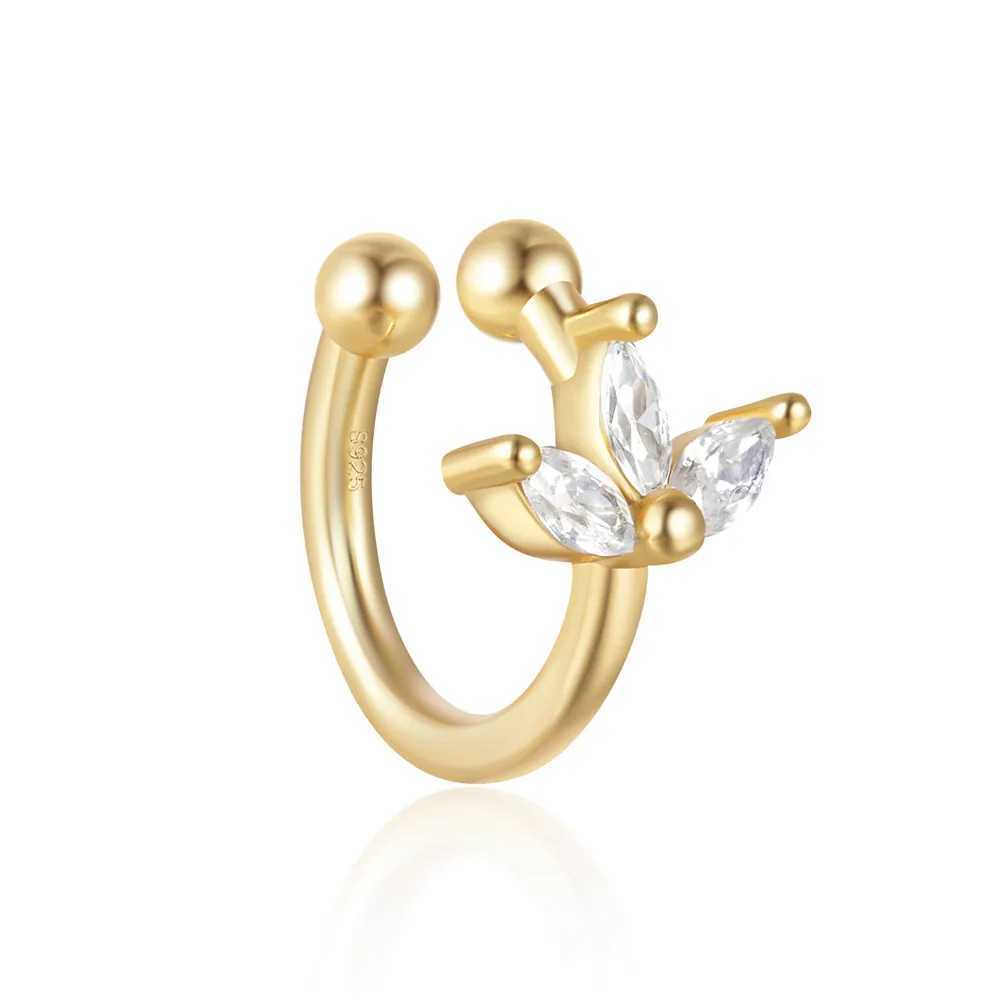 CANNER Single Water Drop Horse Eye Ear Clip For Women 925 Silver Zircon For 2023 Trending Engagement Party Halloween ChristmasX240913