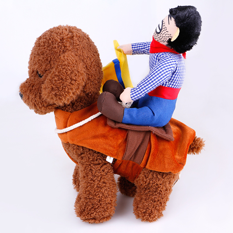 Pet Dog Funny Clothes Dogs Cosplay Costume Halloween Christmas Comical Outfits With Wig Set Pet Cat Dog Festival Party Clothing