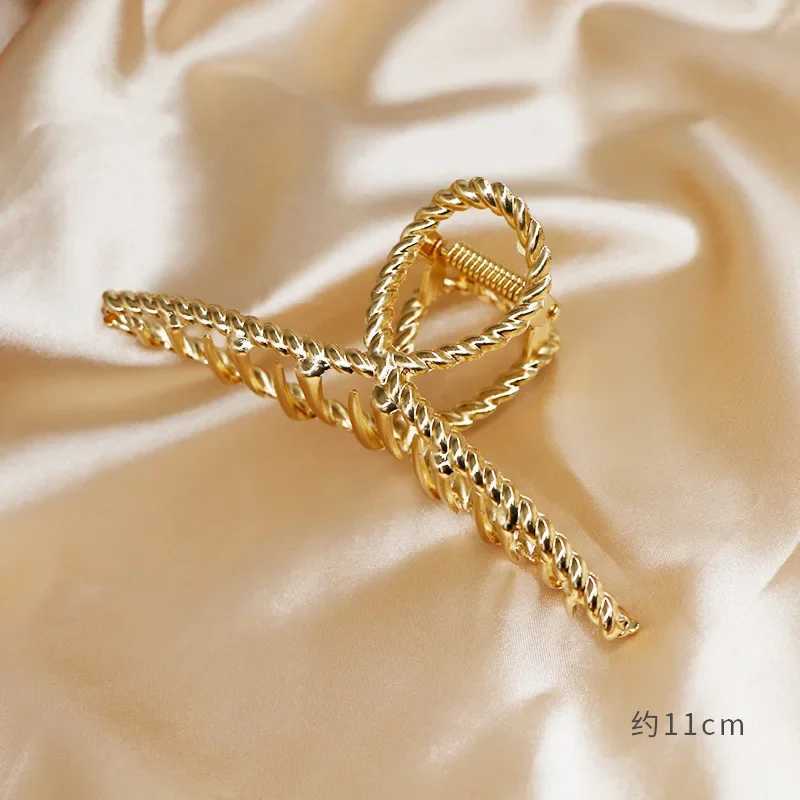 Korean Fashion Gold Hair Claw Clip Butterfly Geometric Elegant Hair Clip Claw Clamp for Girls Headwear Women Hair AccessorieX240912