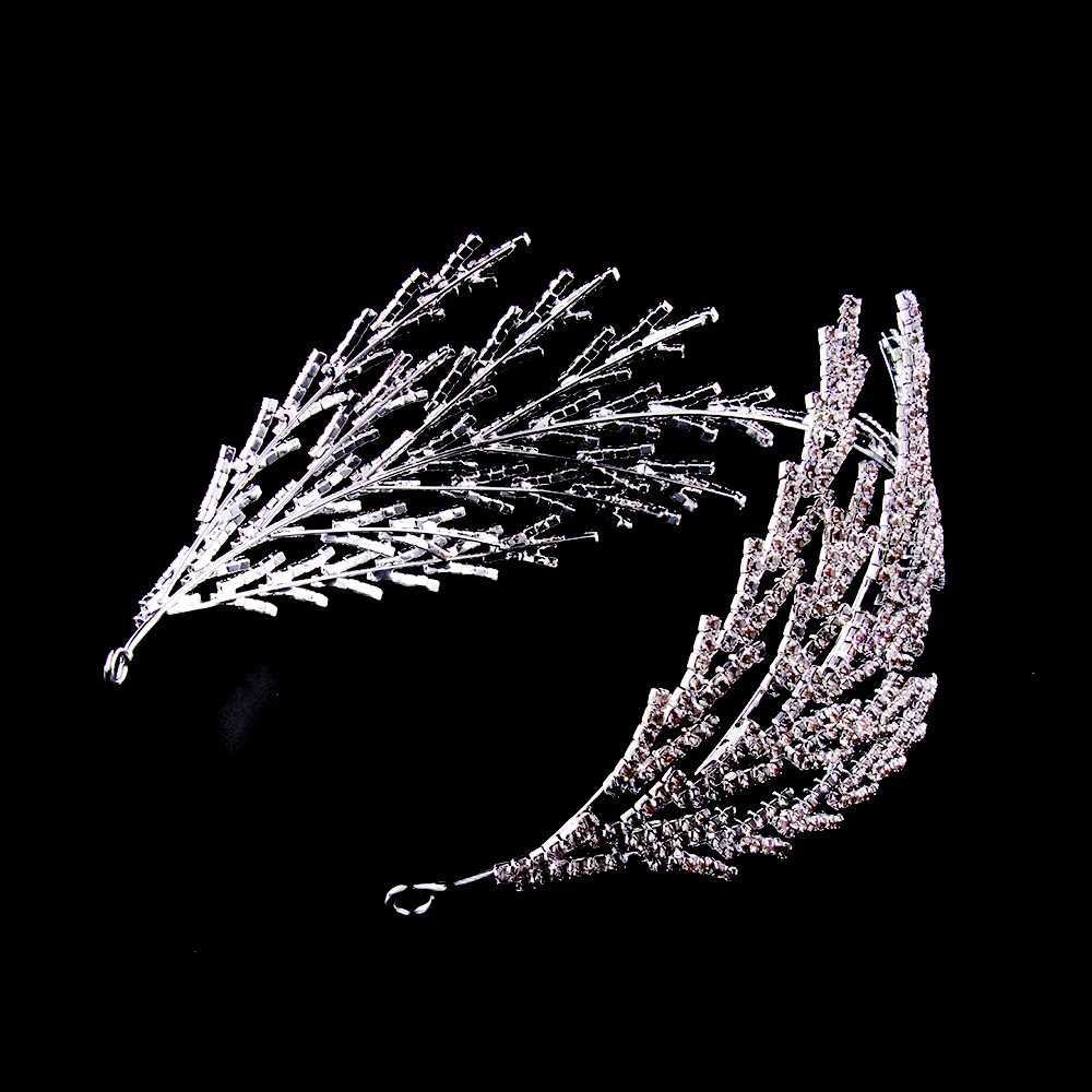 Women Luxury Crystal Headband Rhinestone Hairband Fairy Tiaras Crowns for Wedding Birthday Make Up Party Bride HeadpieceX240913