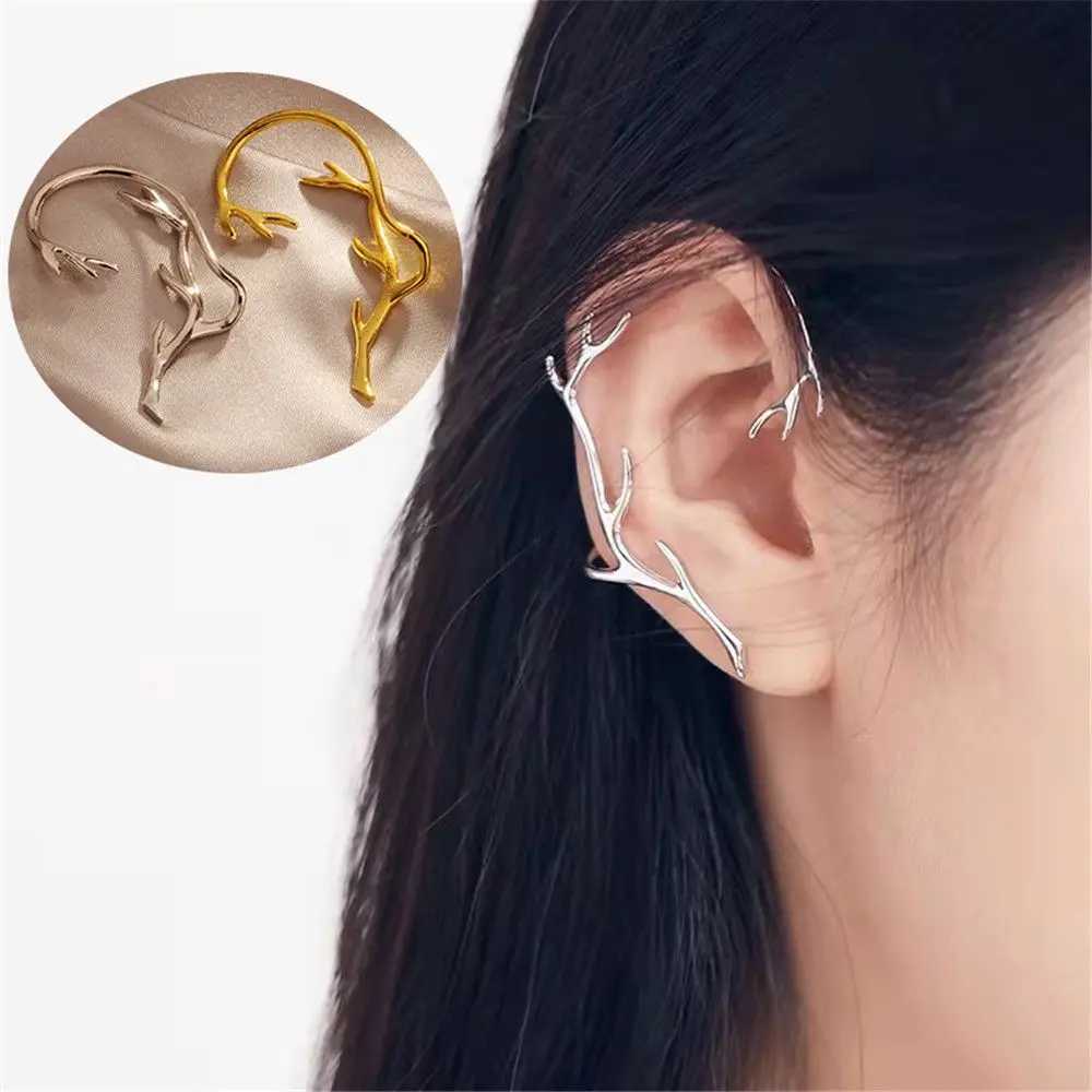 Jewelry Simplicity Ear Clip Elves Branches Ear Cuff Ear Wrap Earrings Fake PiercingX240913