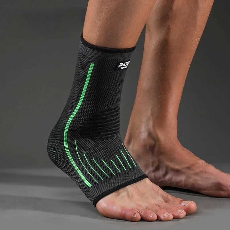 3D Compression Nylon Strap Belt Ankle Protector Football Ankle Support Basketball Ankle Brace Protective Outdoor Gym Socks Y240913