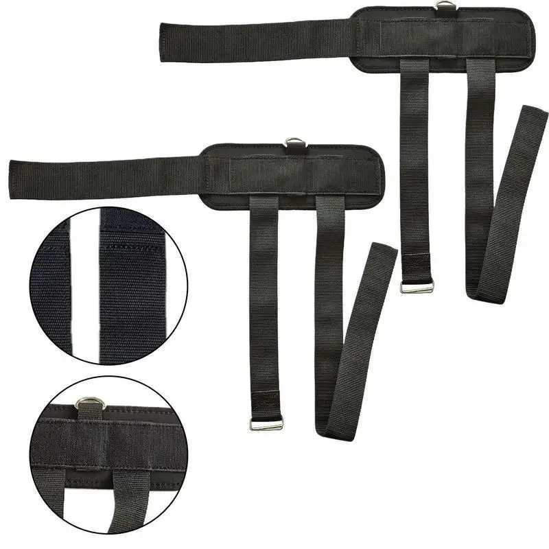 Dumbbell Ankle Straps Adjustable Ankle Wrist Cuffs Home Gym Equipment Feet Dumbbell Attachment 2Pcs Ankle Straps For Home Gym Y240913