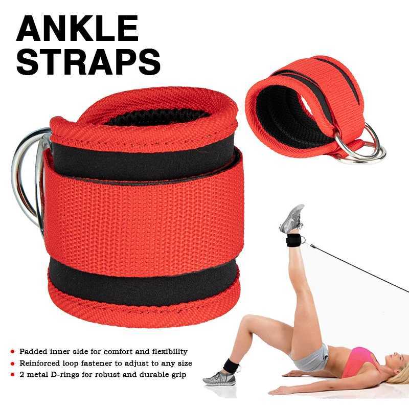 Fitness Ankle Strap for Cable Machines Padded Ankle Attachment for Leg and Glute Gym Ankle Cuff Booty Hip Kickbacks Exercises Y240913