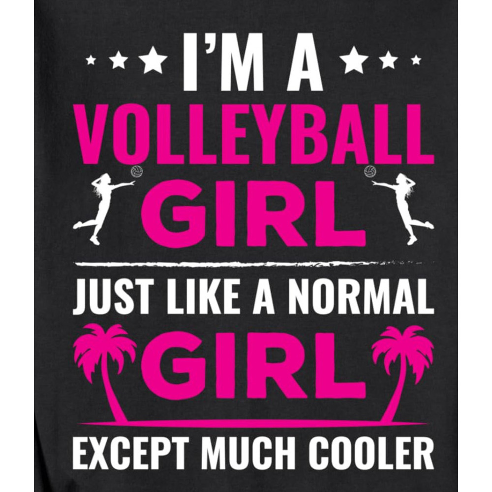 Long Sleeve Shirts for Men sweatshirt A Volleyball Girl Except Much Cooler Sport Gift Sweatshirt Tee Streetwear Casual tops clothes