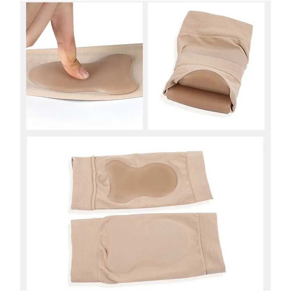 Invisible Gel Heel Pads Silicone Socks Heel Cushion Heel Protective Sock Soft Foot Massage Ankle Support Unisex Y240913