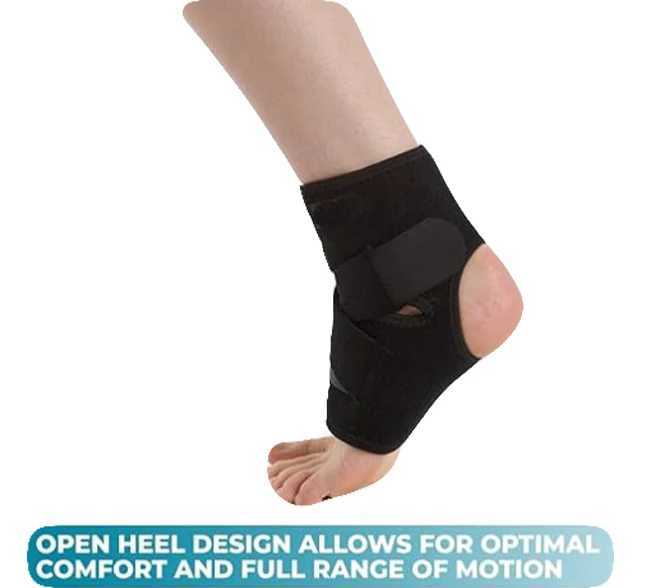 1 Pc Adjustable Compression Ankle Support Men Women Strong Ankle Brace Sports Protection Neoprene Sleeve Adjustable Wrap Y240913