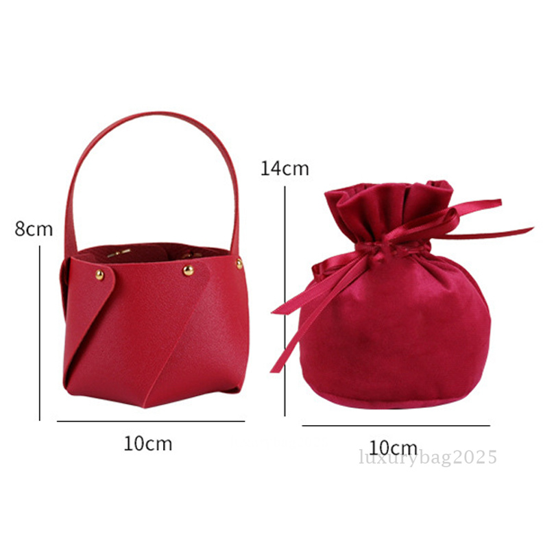 2025 Christmas Gift Children Bag Christmas Gift bag Diy leather flannelette Candy Apple bag Snowman Tote bag Chrismas Decorations Navidad Arboles (5pc