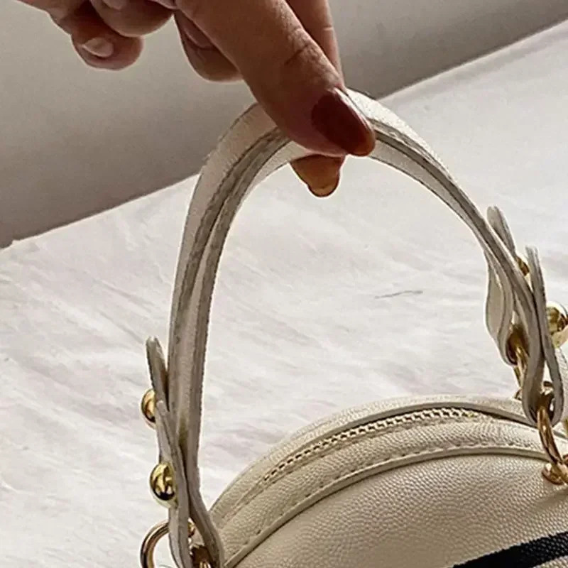 Women's INS Super Hot Personalized Basketball Crossbody Bag New Personalized Design Basketball Bag Multi Functional Korean Round Bag Tote Bag