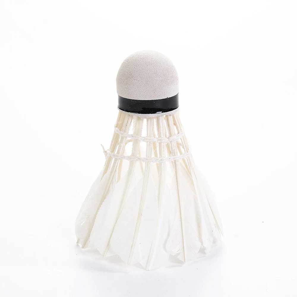 6/3Pcs Badminton Durable Cork Ball Head Soft Texture Badminton Outdoor Family Movement Supplies Sports Tools Duck Feather Y240912