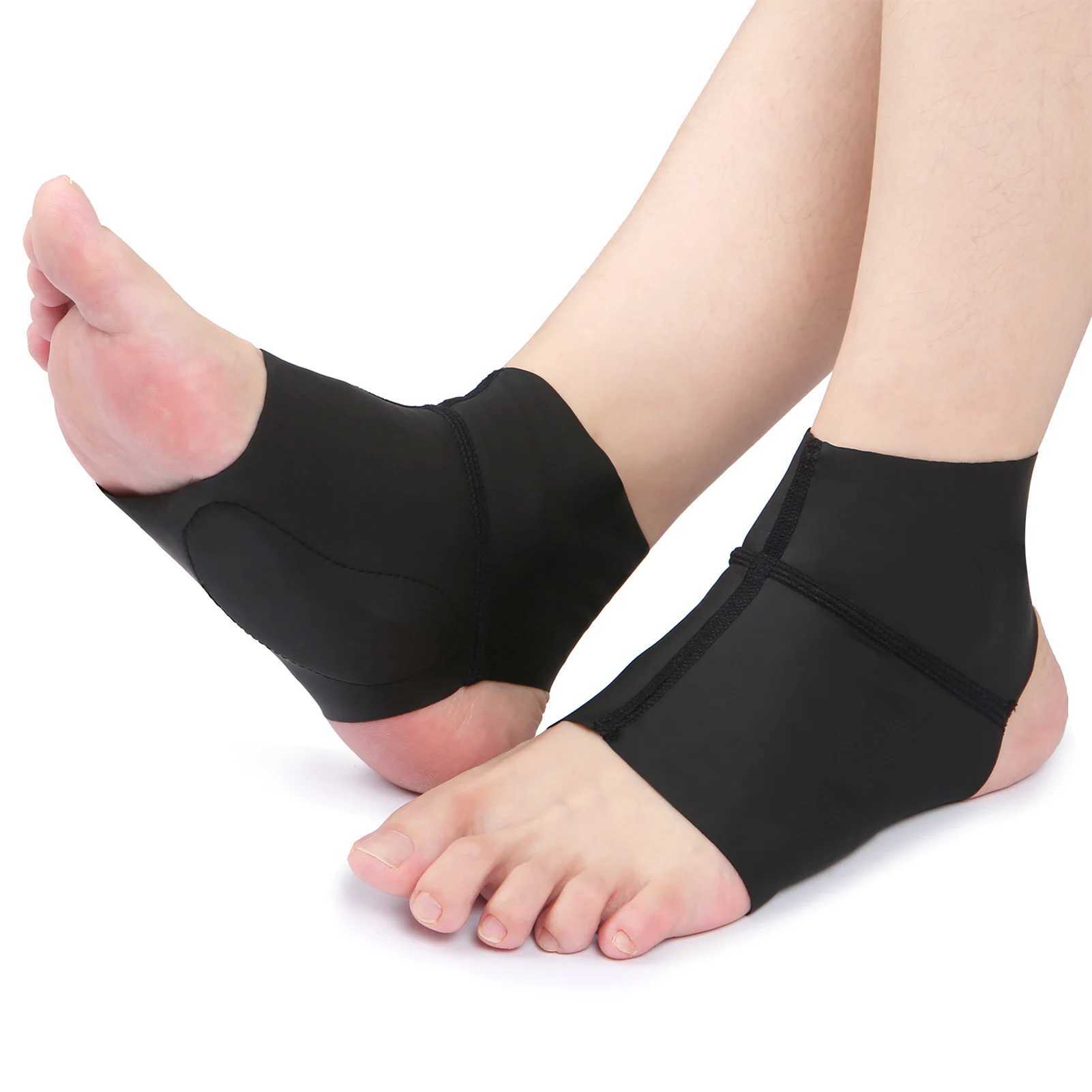 1 Pair Arch Support Brace With Gel Ankle Protector Flat Foot Socks with Gel Inserts Insole Cushion For Ankle Arch Pain Relief Y240913