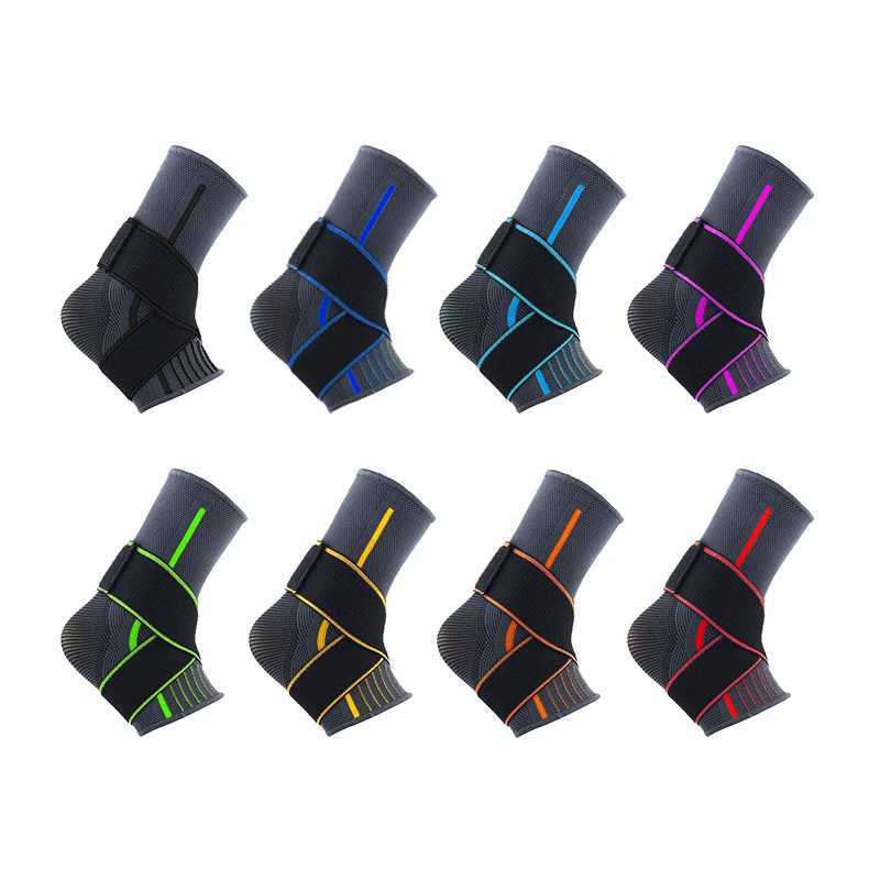 Sports Adjustable Ankle Support Ankle Bandage Ankle Compression Sleeve for Basketball Volleyball Running Fitness Ankle Protector Y240913