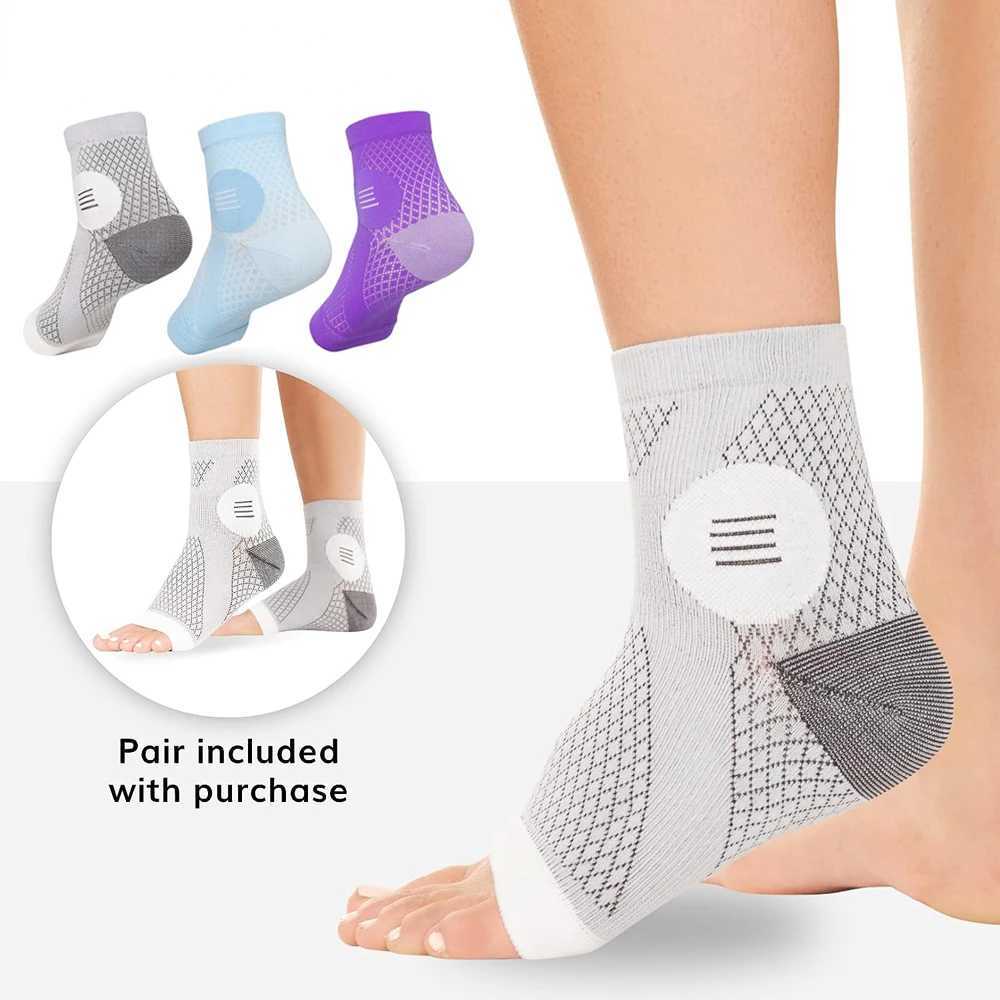 1Pair Neuropathy Socks - Peripheral Neuritis Compression Diabetic Toeless Foot Sleeves for Nerve Damage Pain in Feet Ankle Gout Y240913