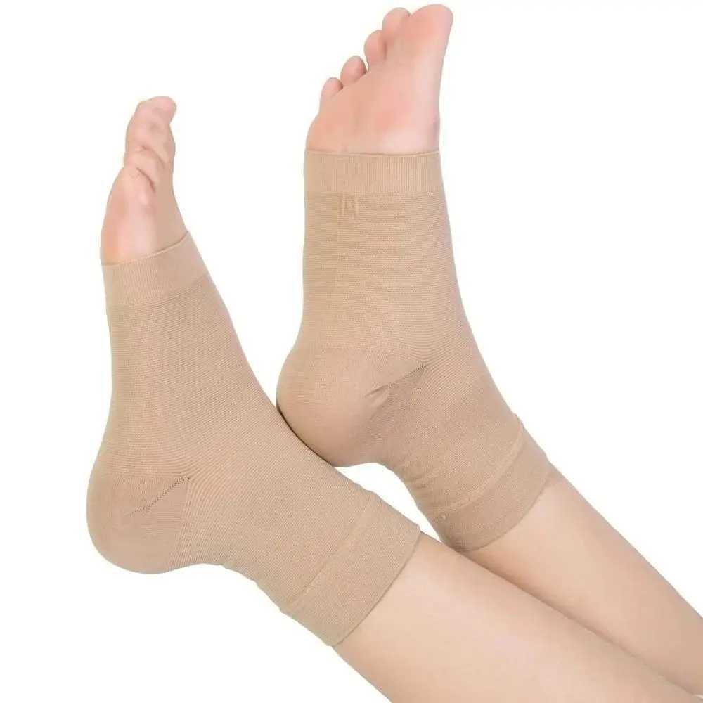 1Pc Elastic Gel Heel Pads Protective Sleeve Breathable Soft Ankle Support Gel Padding Heel Cushion Heel Protective Sock Running Y240913