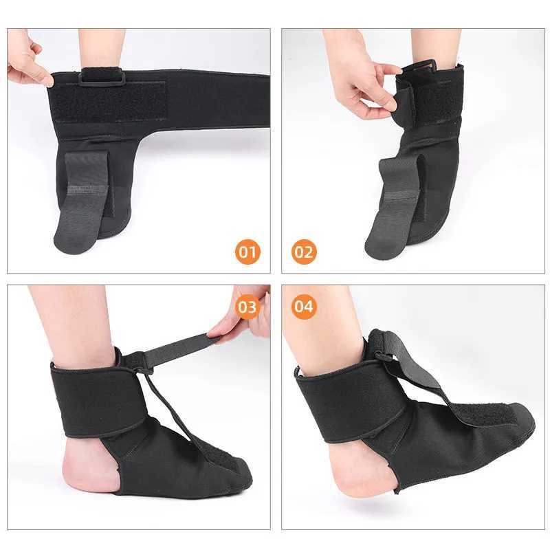 Foot Drooping Orthosis Rehabilitation Inner And Outer Turning Protective Gear Splint Brace Orthosis Ankle Joint Fixed Strips Y240913