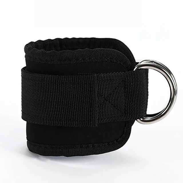 Fitness Ankle Straps Adjustable D-Ring Support Cuffs Gym Leg Excercises Training Workouts Sports Fit Guard Safety Abductors Y240914
