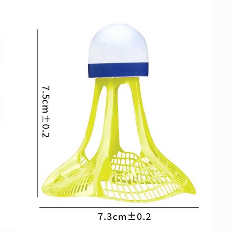 3Pcs Windproof Badminton Wind Resistance Shuttlecock Ball Training Accessoires Sport Supplies Multicolor Nylon Badminton Y240912
